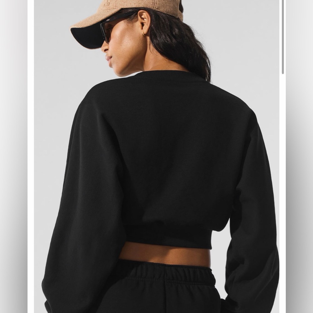 Alo Cropped Crewneck